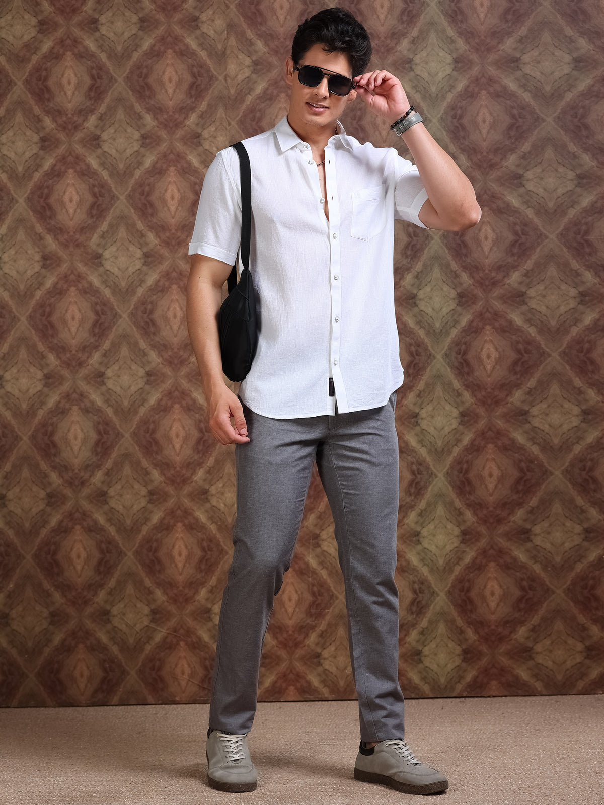 MEN'S SNOW SOLID SLIM FIT SHIRT