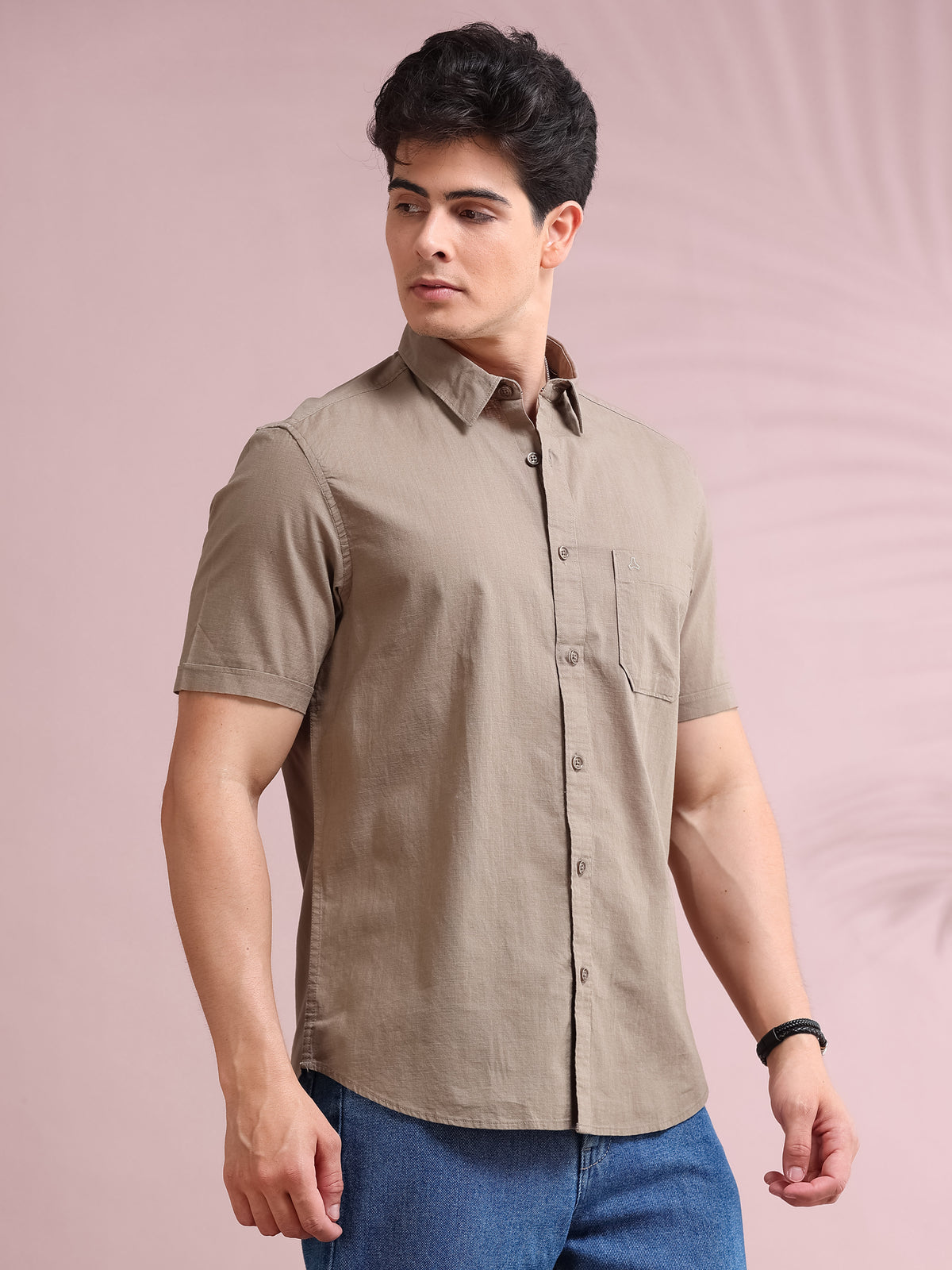 MEN'S MUD SOLID SLIM FIT SHIRT