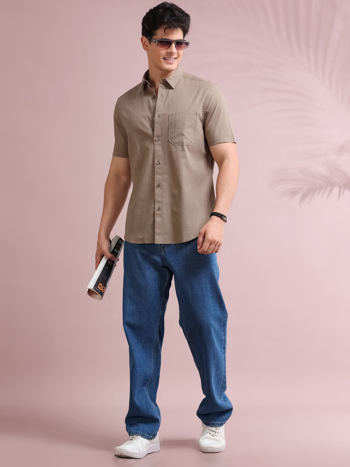 MEN'S MUD SOLID SLIM FIT SHIRT