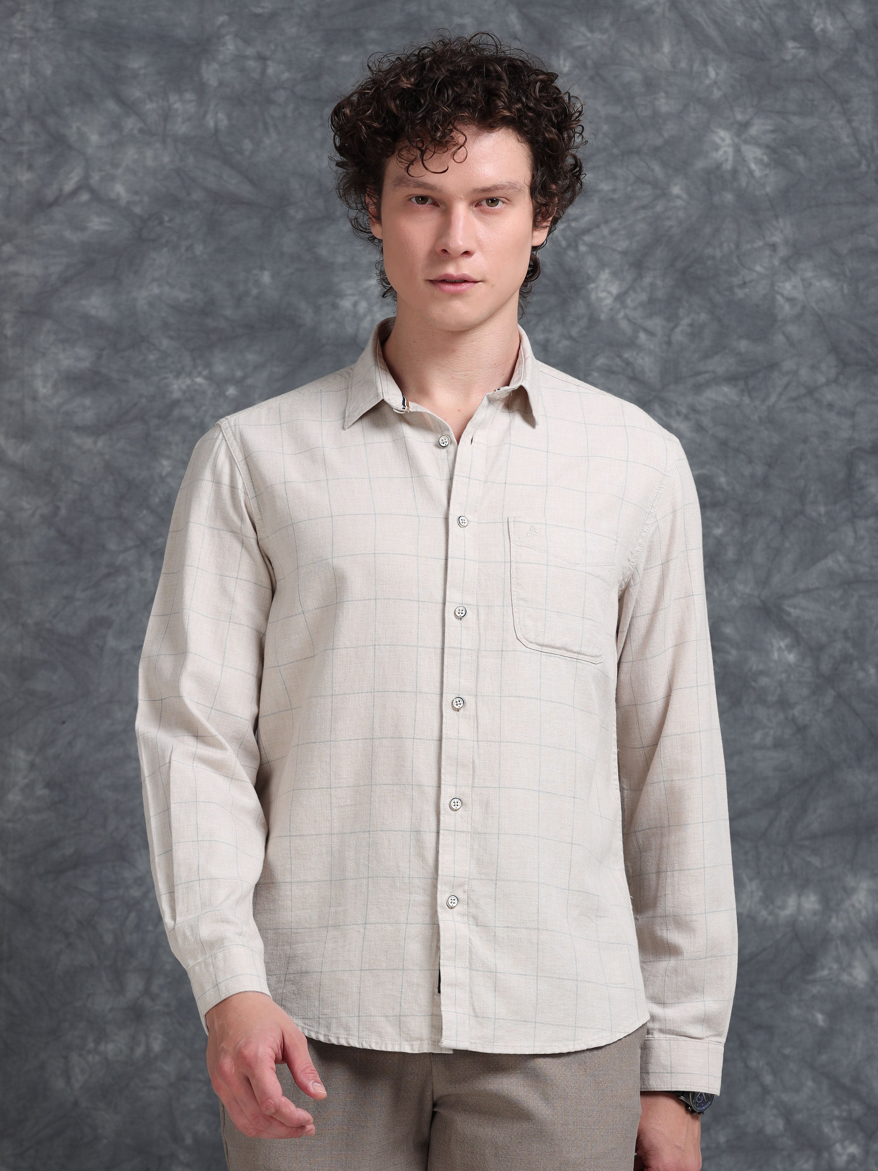 MEN'S SANDEL CHECKS SLIM FIT SHIRT