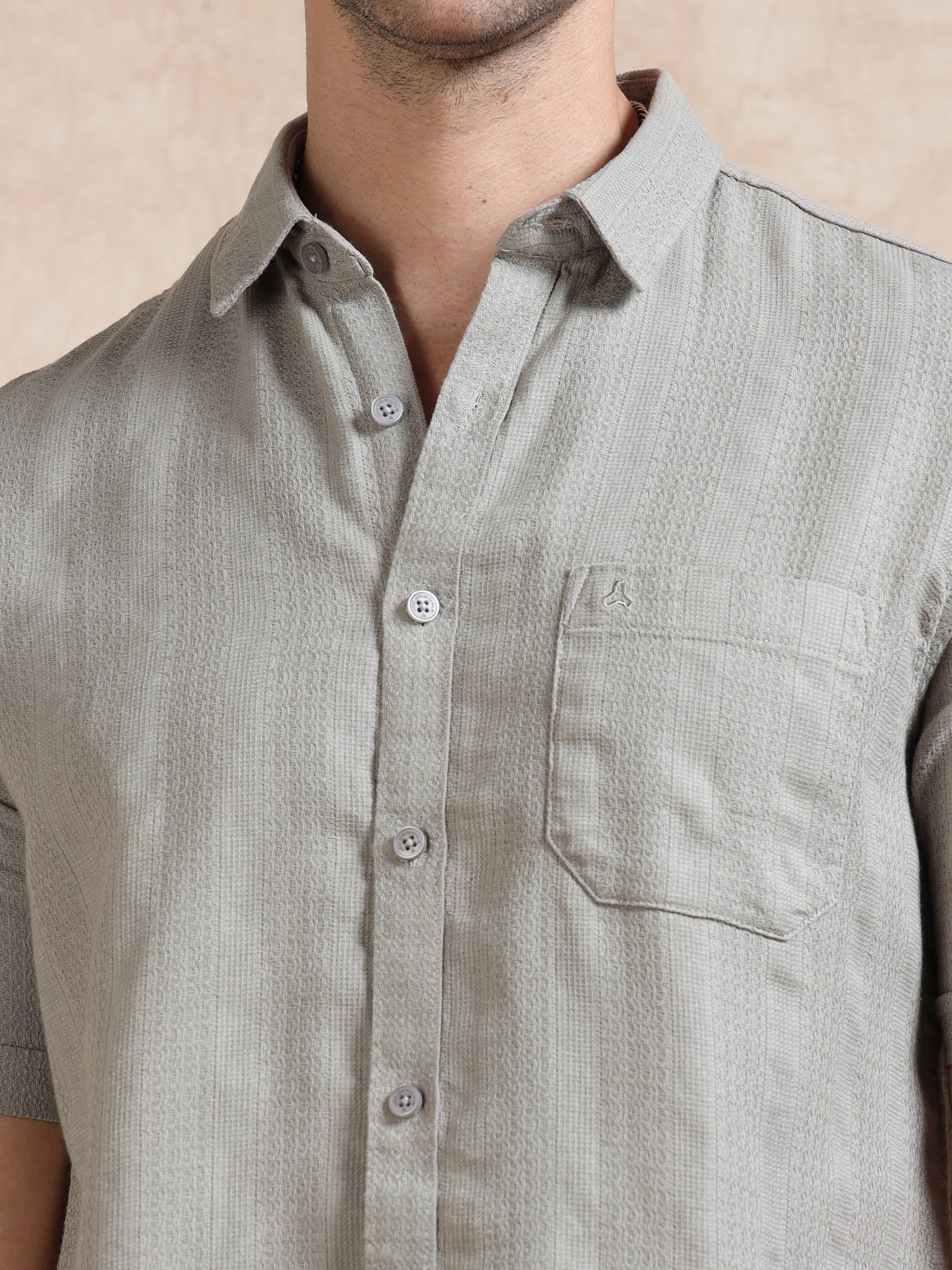 MEN'S W.SANDEL STRIPE SLIM FIT SHIRT