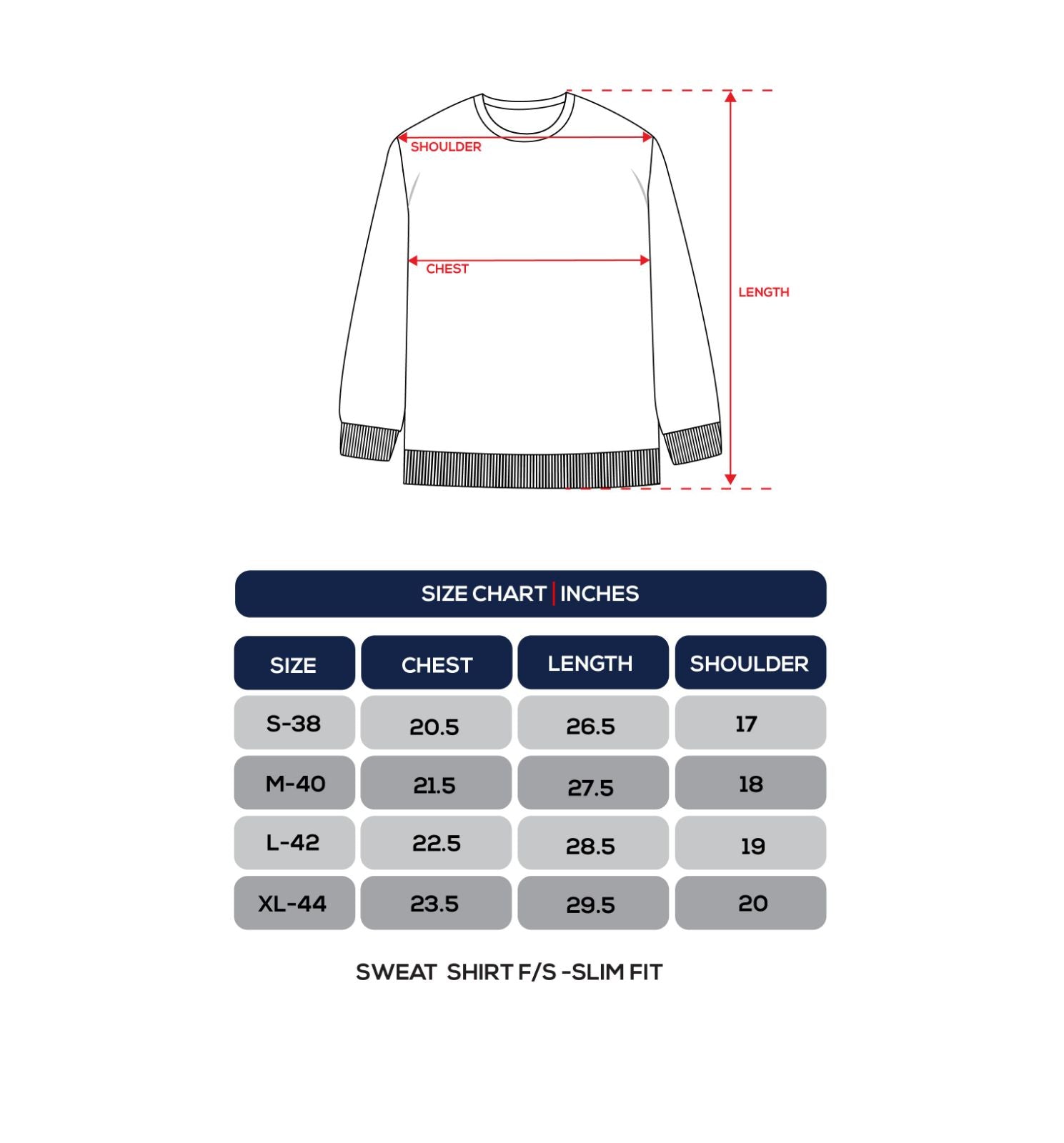 Size Chart 1