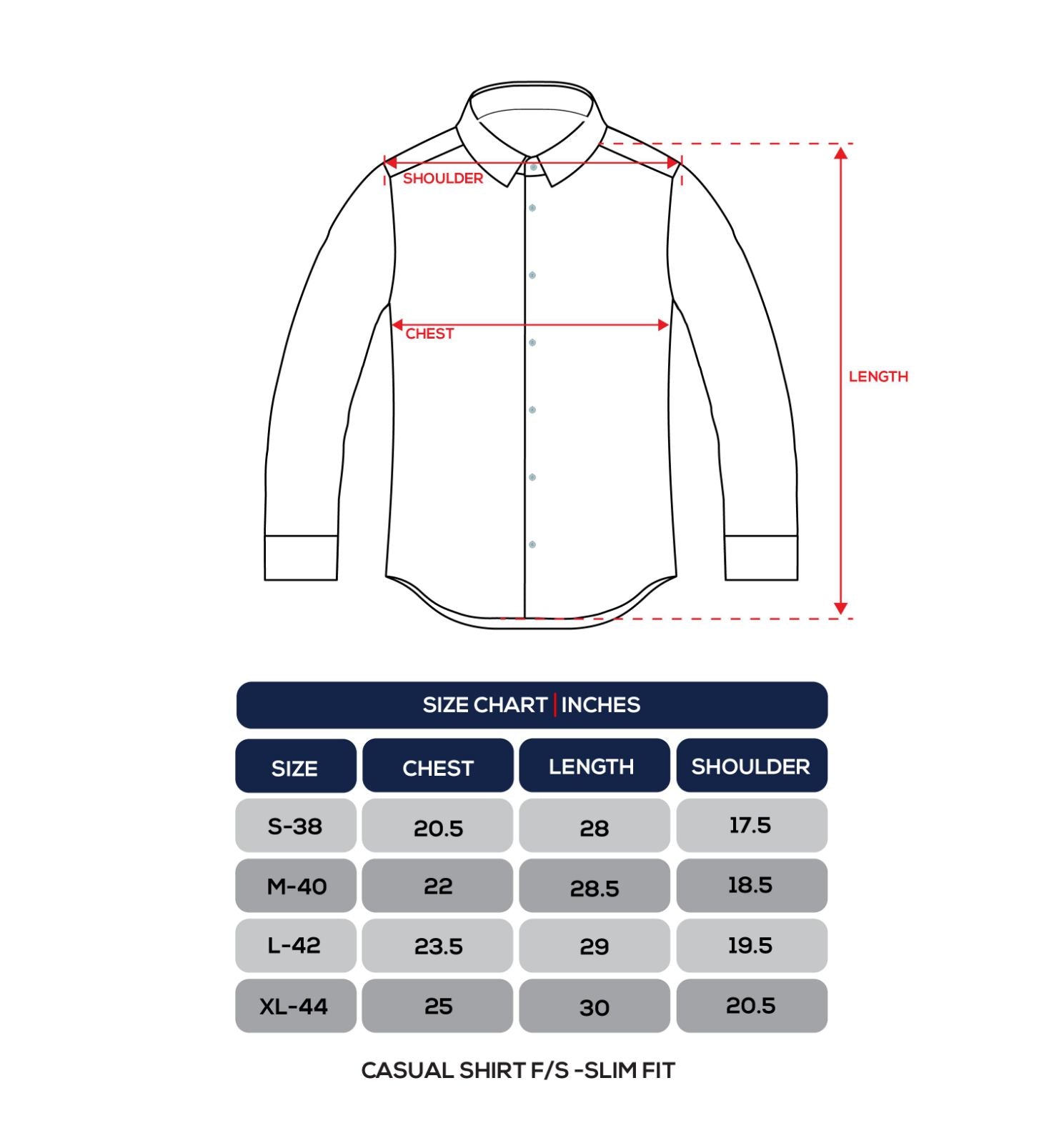 Size Chart 1