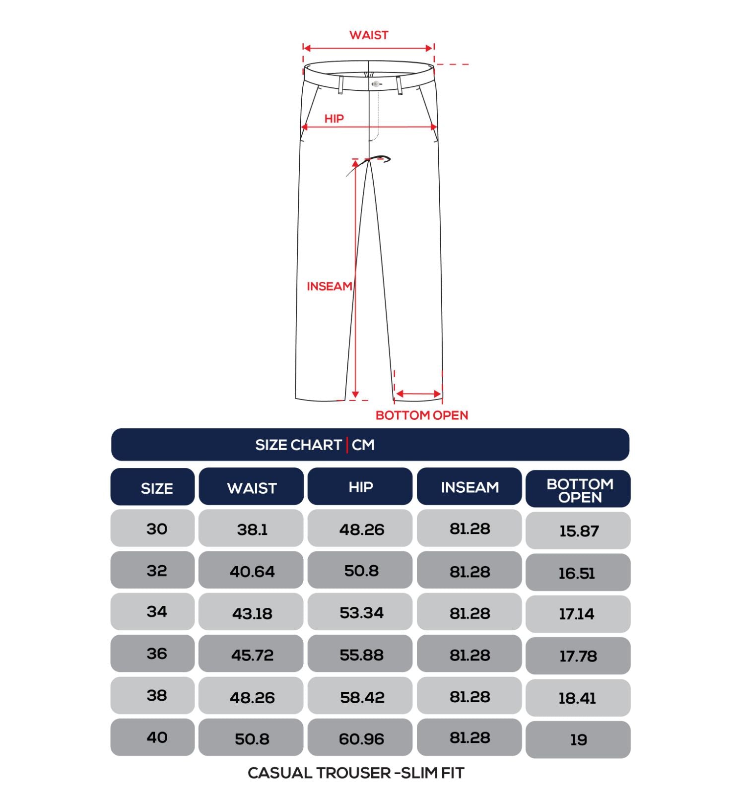 Size Chart 2