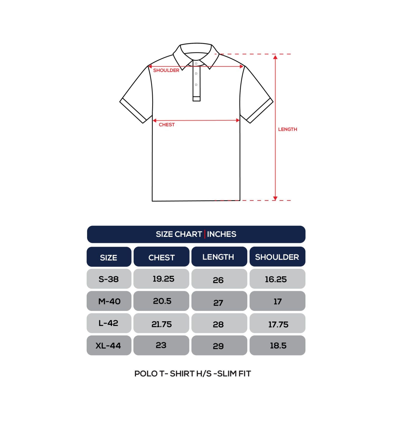 Size Chart 1