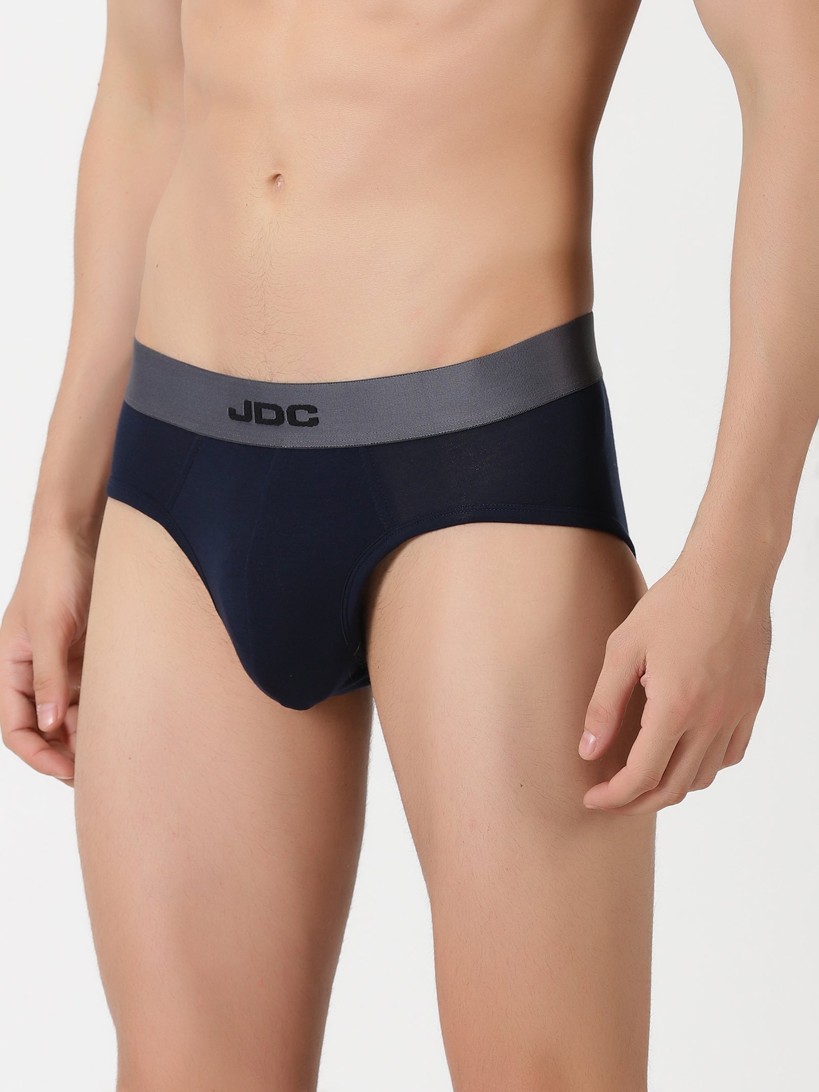 MEN'S Navy SOLID REGULAR FIT BRIEF