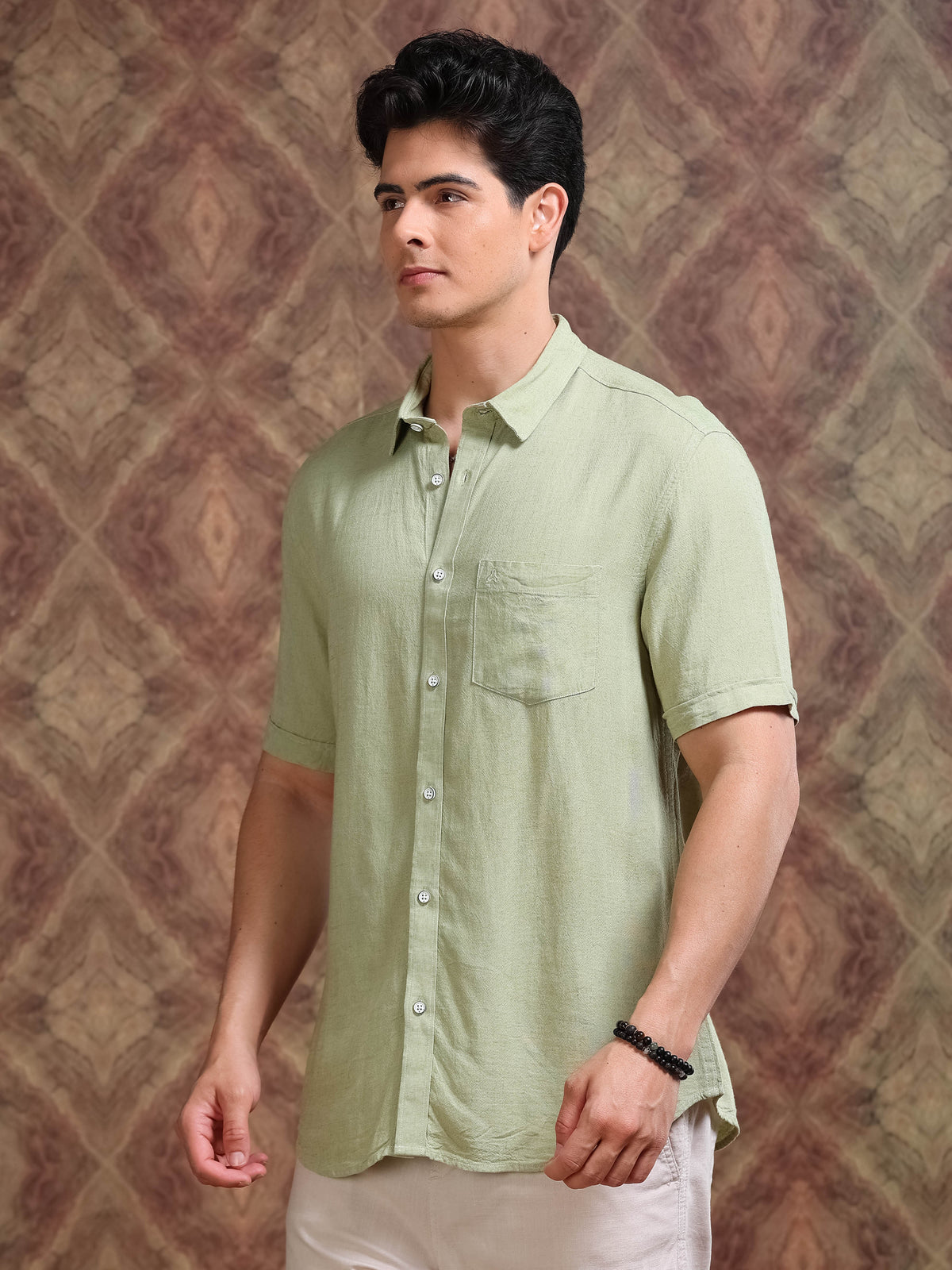 MEN'S AVOCADO SOLID SLIM FIT SHIRT