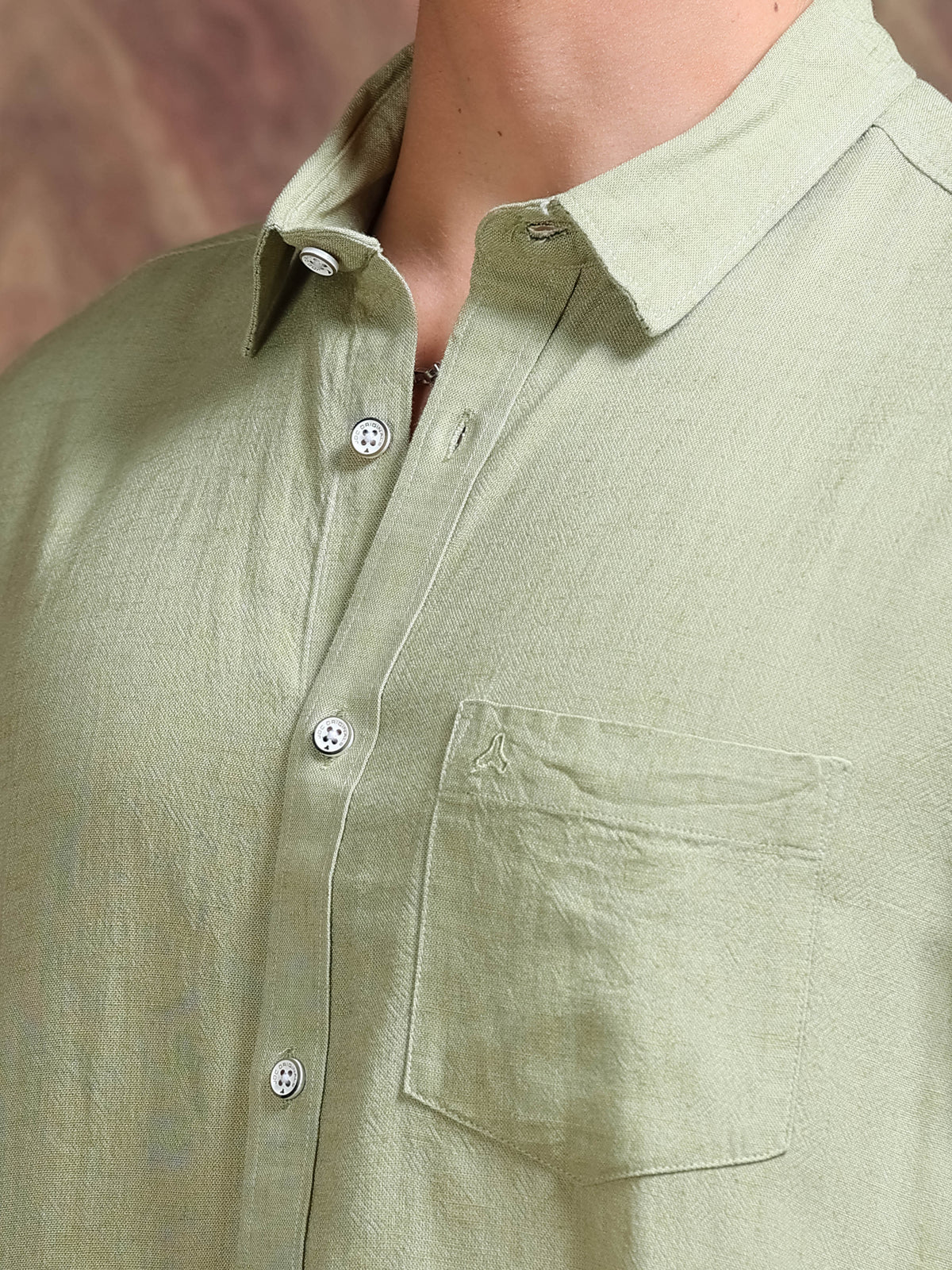 MEN'S AVOCADO SOLID SLIM FIT SHIRT