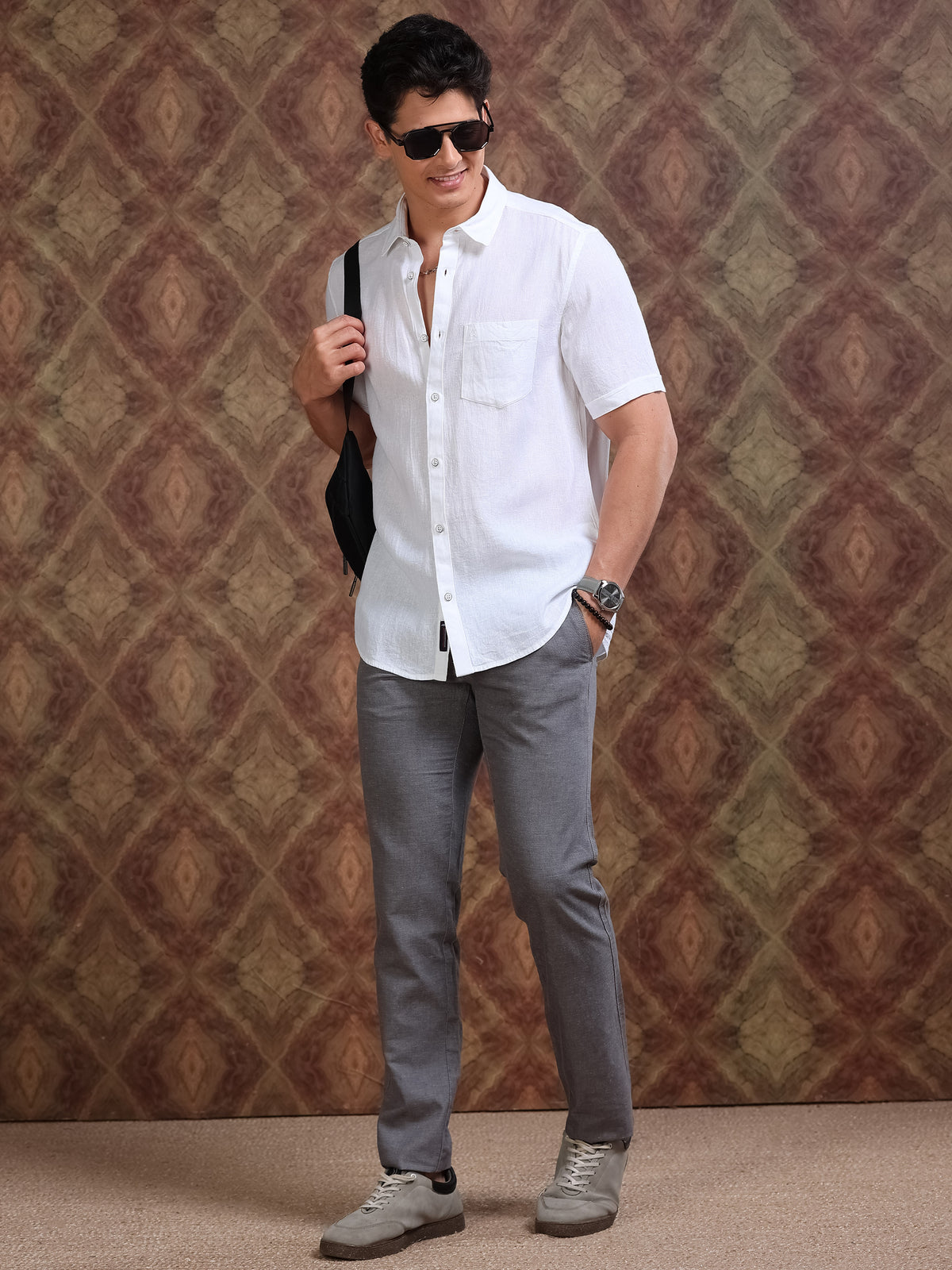 MEN'S SNOW SOLID SLIM FIT SHIRT