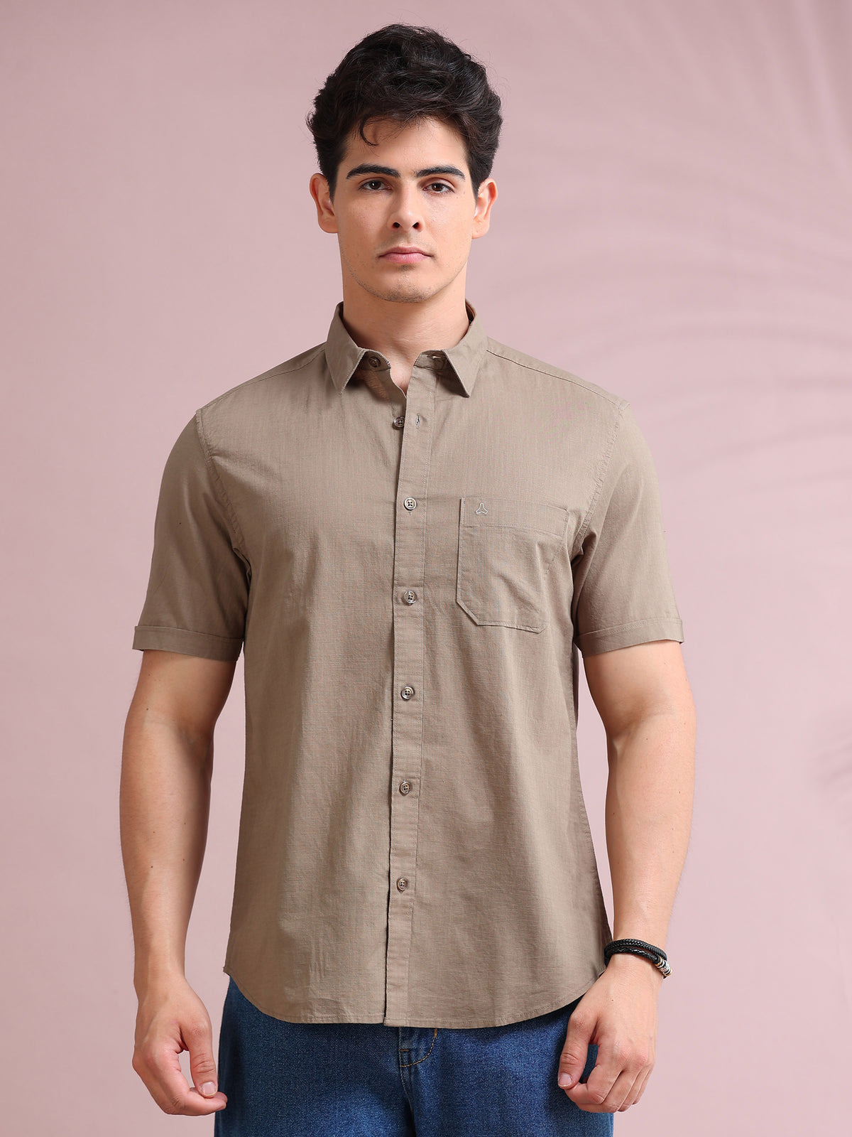 MEN'S MUD SOLID SLIM FIT SHIRT