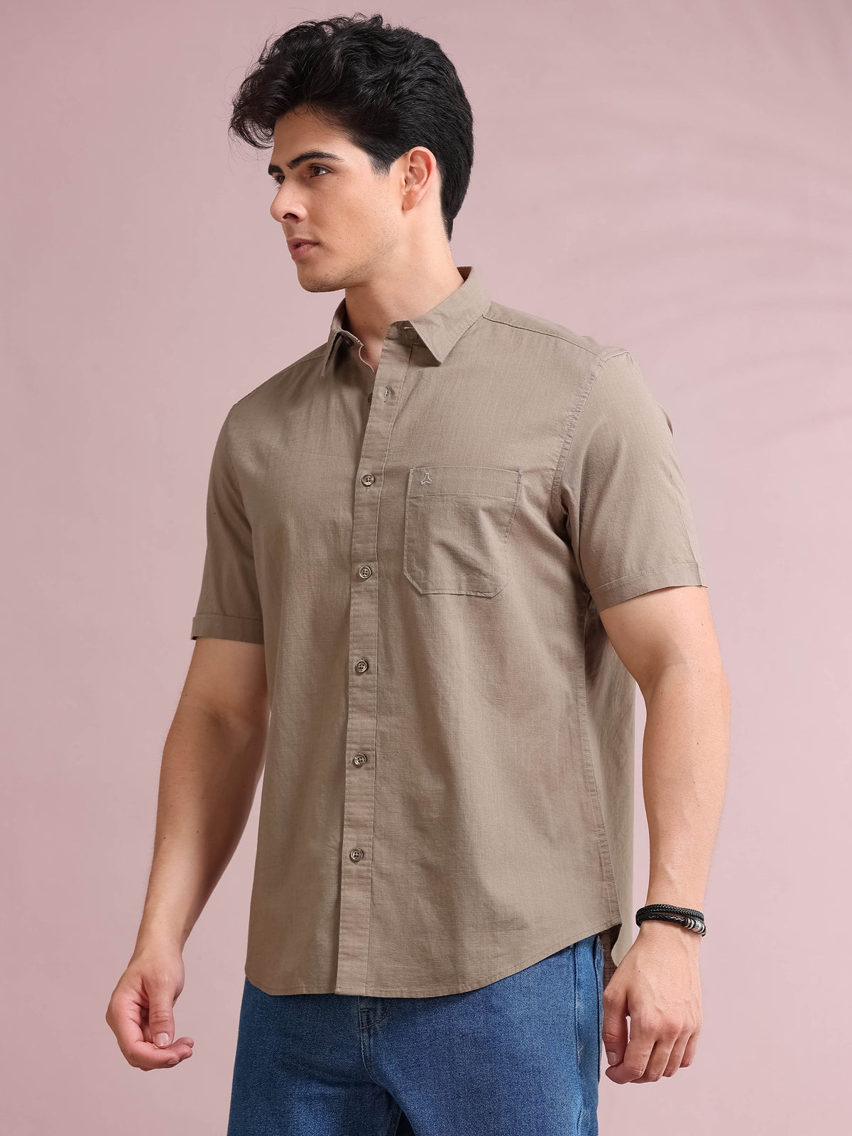MEN'S MUD SOLID SLIM FIT SHIRT