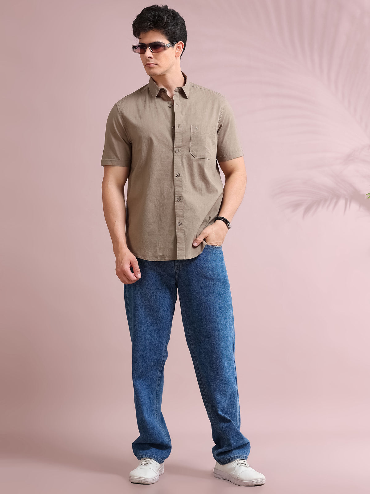 MEN'S MUD SOLID SLIM FIT SHIRT