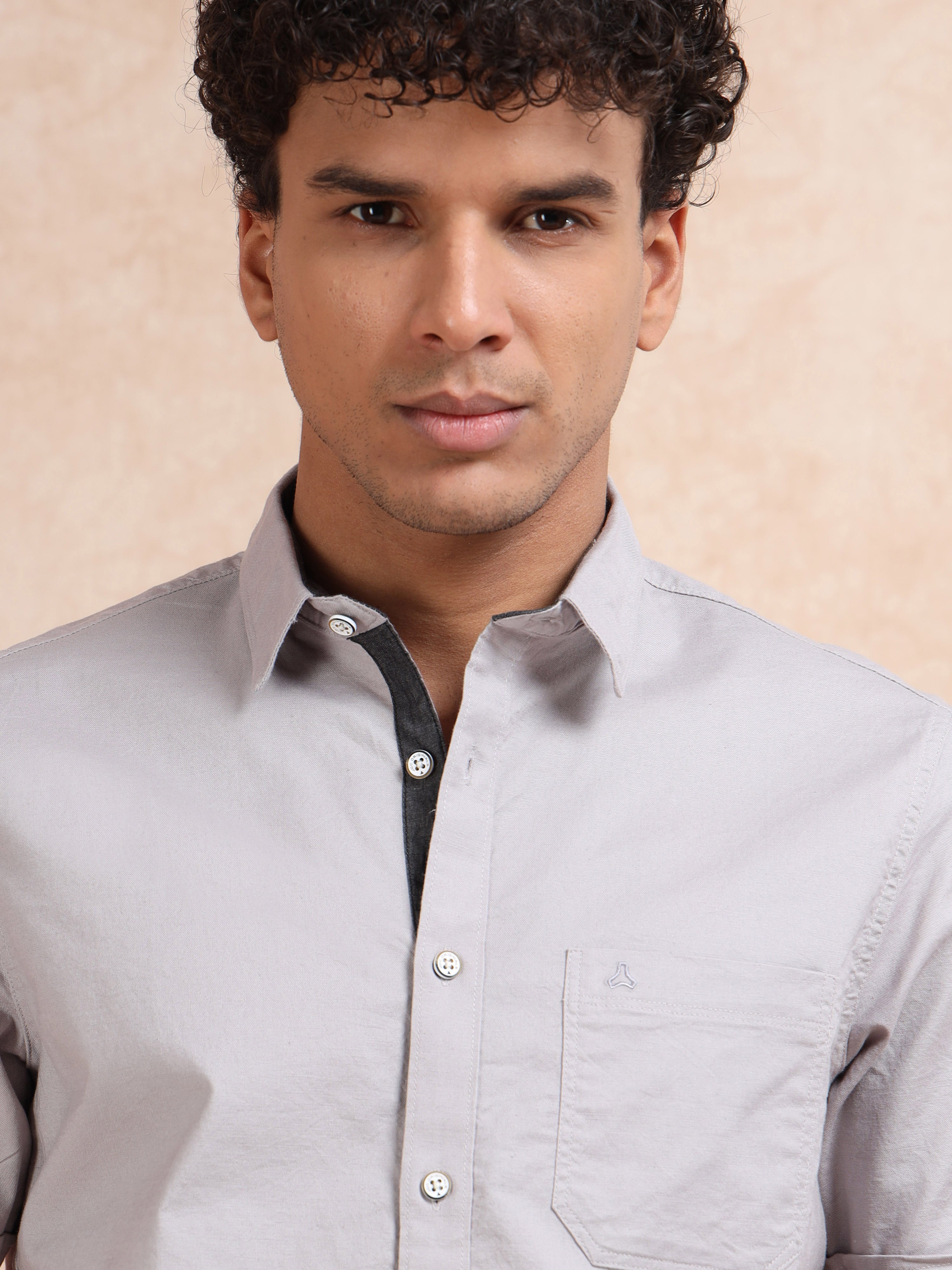 MEN'S MUDDY  SOLID SLIM FIT SHIRT