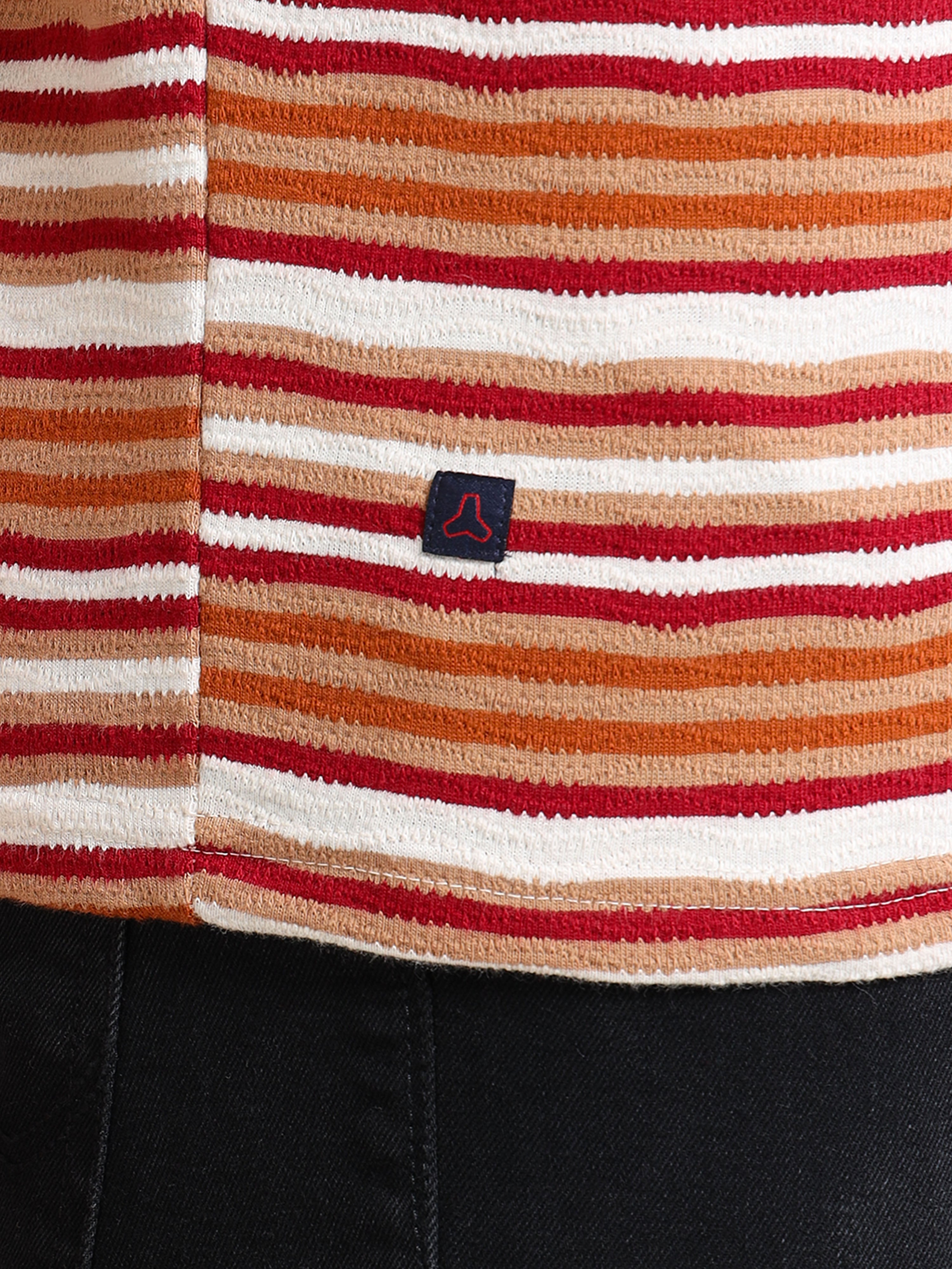 MEN'S BROWN SLIM FIT T SHIRT