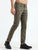 MEN'S DK.KHAKI SOLID SLIM FIT JEANS