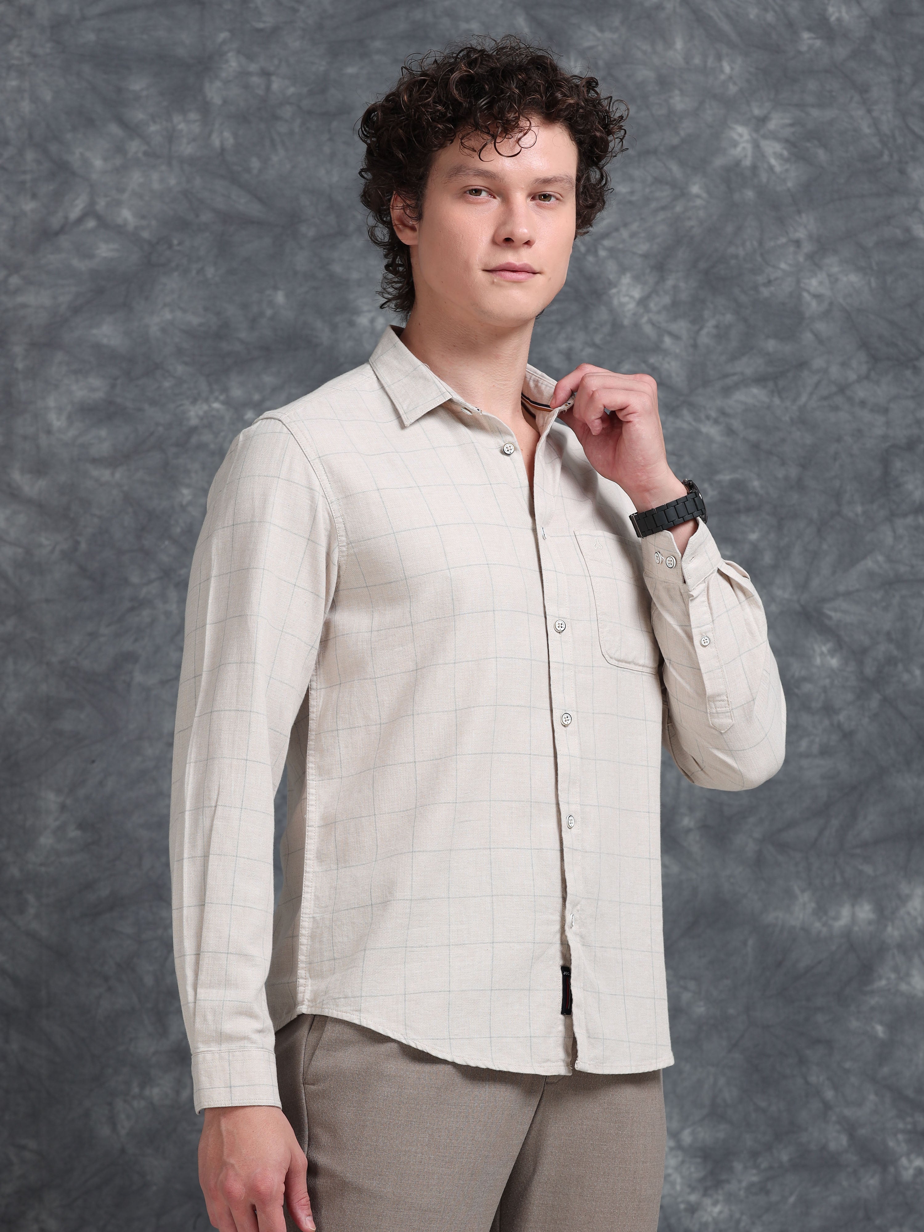 MEN'S SANDEL CHECKS SLIM FIT SHIRT