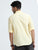 MEN'S LT.YELLOW-OXFORD  SOLID SLIM FIT SHIRT