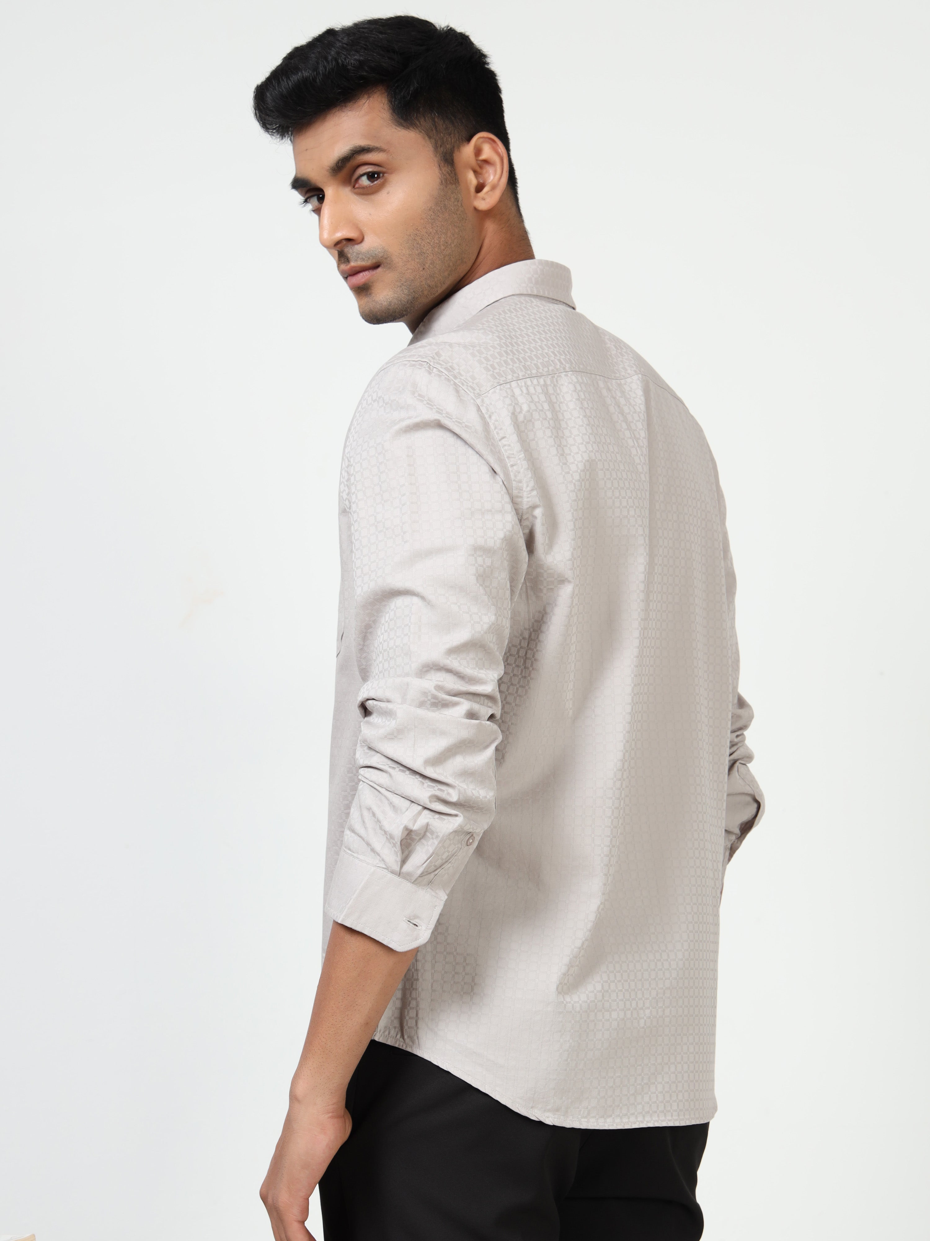 MEN'S FOSSIL SOLID SLIM FIT SHIRT
