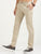 MEN'S KHAKI PRINT SLIM FIT TROUSER