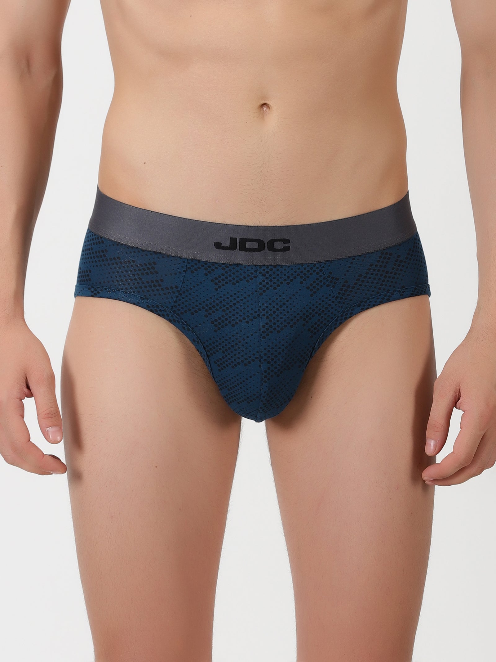 MEN'S Blue Dot Print REGULAR FIT BRIEF