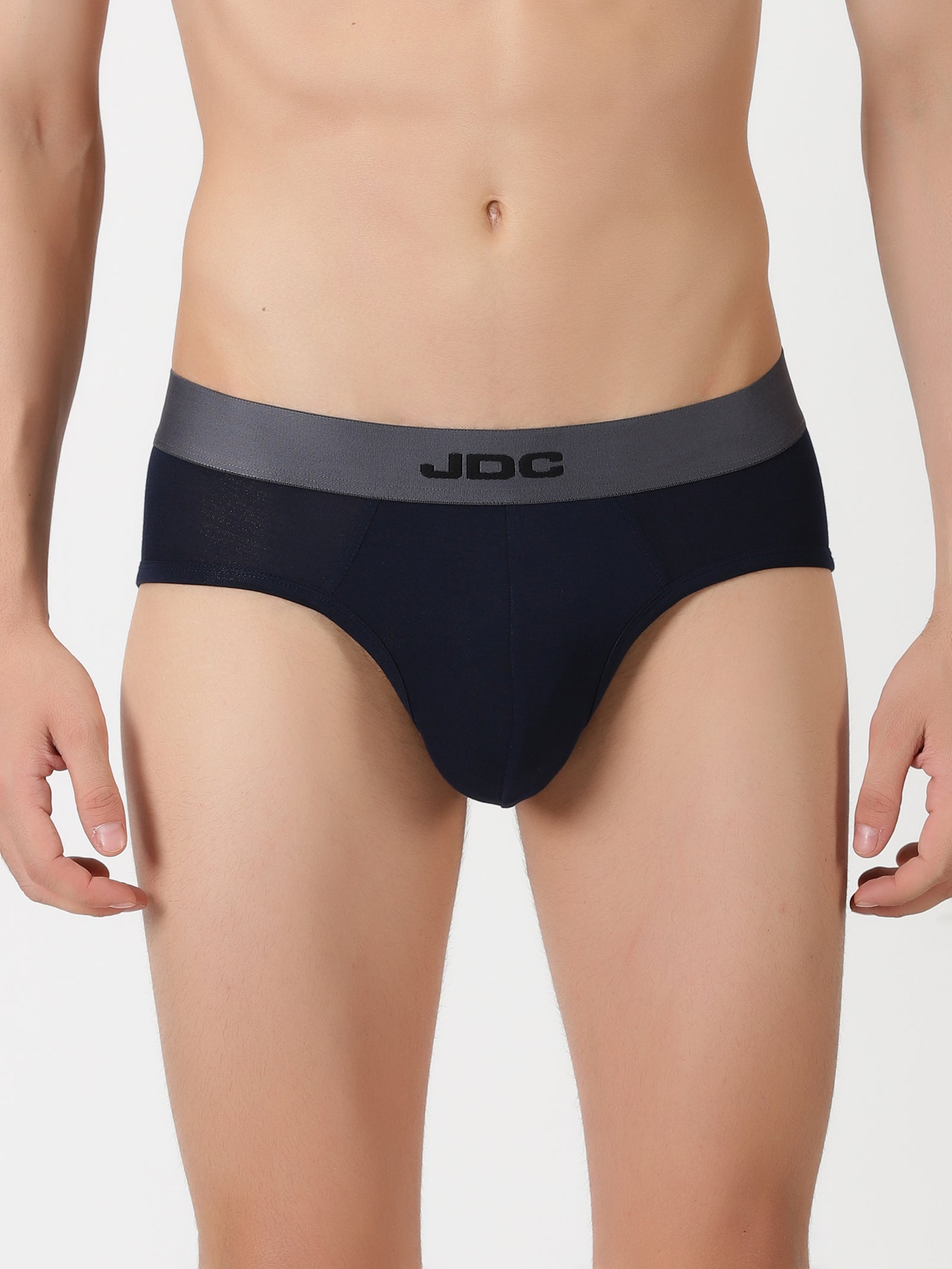 MEN'S Navy SOLID REGULAR FIT BRIEF