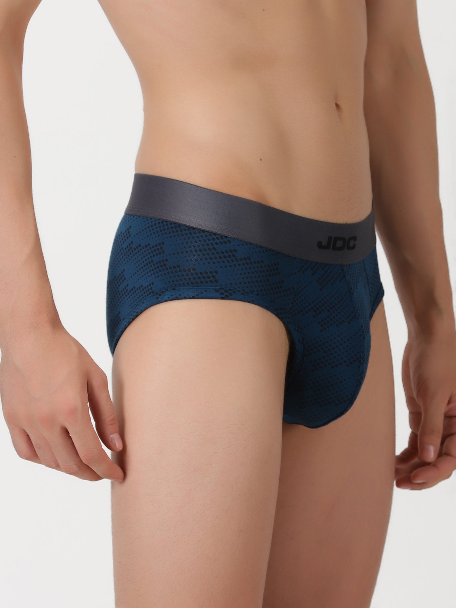 MEN'S Blue Dot Print REGULAR FIT BRIEF