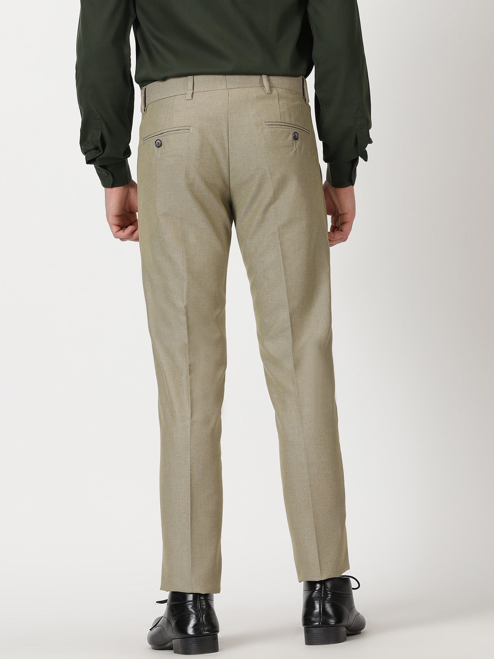 Buy Smith Print Tapered Fit Trousers Online at Best Prices in India   JioMart