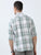 MEN'S GREEN-CHECKS SLIM FIT SHIRT