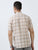 MEN'S BROWN CHECKS SLIM FIT SHIRT