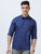 MEN'S ROYAL BLUE-SOLID SLIM FIT SHIRT