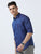 MEN'S ROYAL BLUE-SOLID SLIM FIT SHIRT