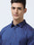 MEN'S ROYAL BLUE-SOLID SLIM FIT SHIRT