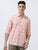 MEN'S PINK CHECKED SLIM FIT SHIRT