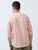 MEN'S PINK CHECKED SLIM FIT SHIRT