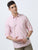 MEN'S PINK STRIPES  SLIM FIT SHIRT