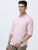 MEN'S PINK STRIPES  SLIM FIT SHIRT