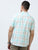 MEN'S LT.GREEN CHECKS SLIM FIT SHIRT