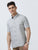 MEN'S GREY PRINT SLIM FIT SHIRT