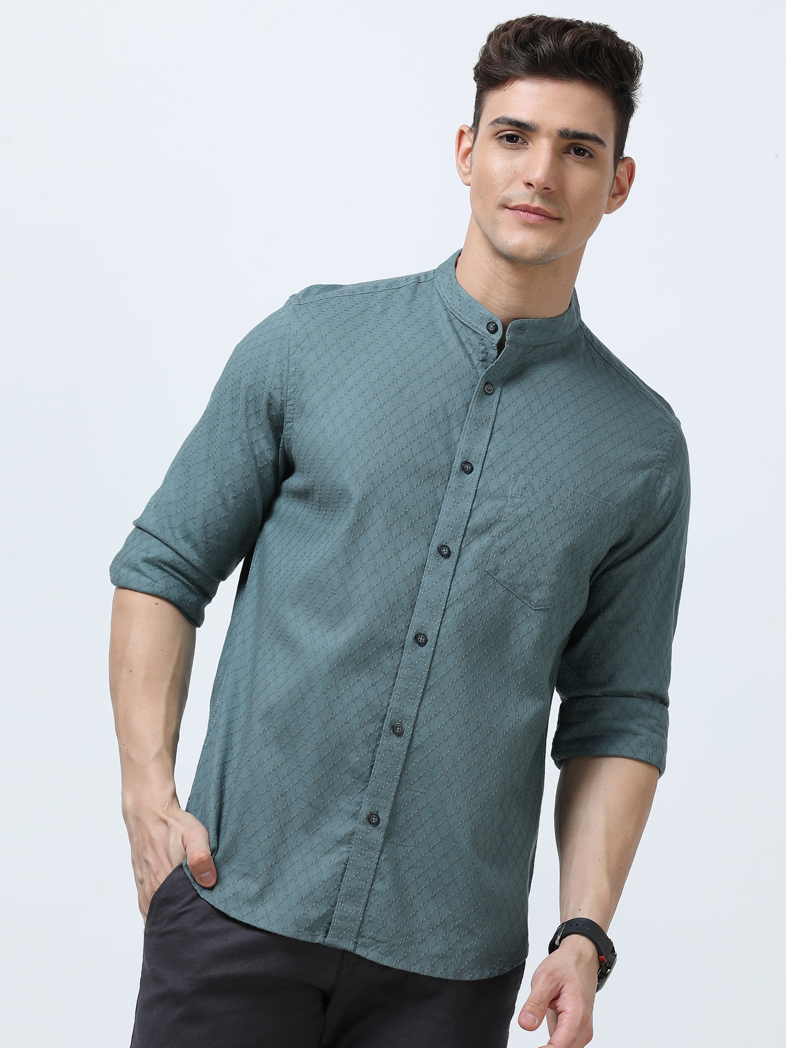 MEN'S CADET SOLID SLIM FIT SHIRT