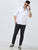 MEN'S WHITE SOLID SLIM FIT SHIRT