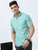 MEN'S LT.GREEN-SOLID SLIM FIT SHIRT