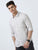 MEN'S LINEN BEIGE  SOLID SLIM FIT SHIRT