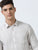 MEN'S LINEN BEIGE  SOLID SLIM FIT SHIRT