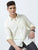 MEN'S LINEN YELLOW  SOLID  SLIM FIT SHIRT