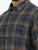 MEN'S KHA GREEN CHECKS SLIM FIT SHIRT