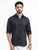 MEN'S NAVY CHECKS SLIM FIT SHIRT