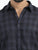 MEN'S NAVY CHECKS SLIM FIT SHIRT