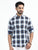 MEN'S KHAKI CHECKS SLIM FIT SHIRT