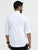 MEN'S WHITE SOLID SLIM FIT SHIRT