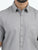 MEN'S GREY SOLID SLIM FIT SHIRT